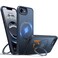 TORRAS 360 Spin for iPhone 17e Case iPhone 16e case with Stand Fit for MagSafe 4X MilitaryGrade Protective Stand Phone Case for iPhone 17e Case Ring Holder Slim Cover Matte Black 61