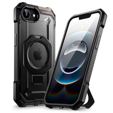 SUPCASE for iPhone 17e16e Case with Stand Unicorn Beetle Grip Compatible with MagSafe MilitaryGrade Drop Protection Heavy Duty Rugged Magnetic Phone Case for iPhone 17e16e 61 Black