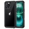Lanhiem for iPhone 16 Pro Waterproof Case Dustproof Case Builtin Screen Protector Camera Protection 360 Full Body Heavy Duty Waterproof Phone Case 63 BlackClear