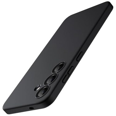 JETech Slim Fit Case for Samsung Galaxy S25 5G Camera Lens Full Protection Soft TPU Thin Protective Phone Cover with Matte Finish Shockproof Black