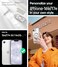 Meifigno Designed for iPhone 17e16e Case 61 Compatible with MagSafe Glitter Card Wrist Strap 2X Screen Protectors Surround Raised Lens Protection Phone Case for 17e16e Titanium Silver