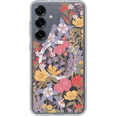 OtterBox Samsung Galaxy S25 Symmetry Series Clear Magnet Case Wildflower
