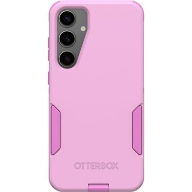 OtterBox Samsung Galaxy S24 Commuter Series Case Run Wildflower Pink Slim Tough PocketFriendly with Port Protection
