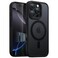 JETech Magnetic Case for iPhone 16 Pro 63Inch with Camera Control Capture Button Compatible with MagSafe Translucent Matte Back Slim Shockproof Phone Cover Black Titanium
