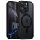 JETech Magnetic Case for iPhone 16 Pro 63Inch with Camera Control Capture Button Compatible with MagSafe Translucent Matte Back Slim Shockproof Phone Cover Black Titanium