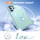 SKYLMW Compatible with Samsung Galaxy S25 Ultra Case with Magnetic Ring Stand Translucent Phone Case for S25 Ultra 69 Compatible with MagSafe Great Grip FeelingBlue