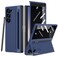 Ruky for SamsungGalaxyZFold6Case with Hidden Foldable Kickstand No Pen Not for Z Fold 5 with S Pen Holder and Builtin Privacy Screen ProtectorSlim Shockproof Protective Phone Cover Blue