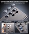 MAKAVO Matte for Samsung Galaxy S24 Ultra Case Compatible with MagSafe Slim Thin Magnetic Cover with Builtin Camera Lens Protector Shockproof Phone Shell Titanium Gray