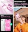 Meifigno Designed for iPhone 17e16e Case 61 Compatible with MagSafe Glitter Card Wrist Strap 2X Screen Protectors Surround Raised Lens Protection Phone Case for 17e16e Hot Pink