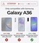 Dexnor for Samsung Galaxy A365G Case 2 Front Frame Builtin Magnetic Slide Camera Cover Kickstand Heavy Duty Protection Shockproof Phone Case with Screen Protector 67 inch Black
