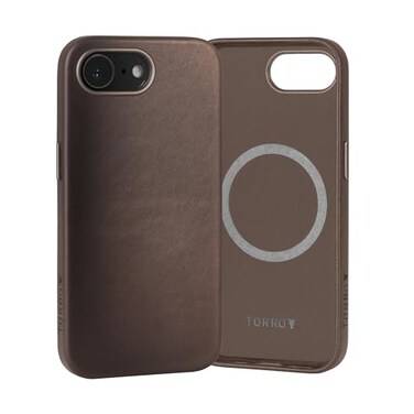 TORRO Case Compatible with iPhone 17e and iPhone 16e 61 20262025 Premium Leather MagSafe Charging Compatible Slim Bumper Case Dark Brown