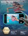 Lanhiem Magnetic for iPhone 16 Plus Case IP68 Waterproof Dustproof Case Compatible with Magsafe Builtin Screen Protector Full Body Heavy Duty Rugged Phone Cover 67 inch BlueClear
