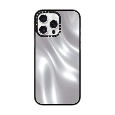 CASETiFY Compact Case for iPhone 16 Pro Max Lightweight 4 ft 2X Military Grade Drop ProtectionSlim Soft Metal Clear Black