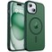 zapica Magnetic for iPhone 15 Case iPhone 14 Case Compatible with MagSafe Military Grade Drop Protection Translucent Matte Shockproof AntiScratch Phone Cover Forest Green