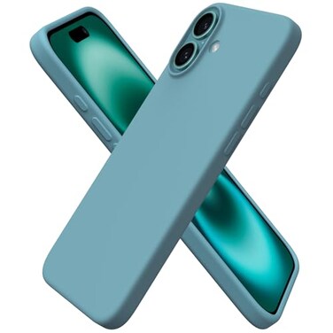 ORNARTO Compatible with iPhone 16 Plus Case 67 Slim Liquid Silicone 3 Layers Full Covered Soft Gel Rubber Phone Case Protective Cover 67 Inch Cactus