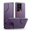 SURITCH for Samsung Galaxy S25 Ultra Phone Case Magnetic Protective Cover with Camera Cover Adjustable Metal Kickstand for Galaxy S25 Ultra 2025Dark Purple