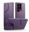 SURITCH for Samsung Galaxy S25 Ultra Phone Case Magnetic Protective Cover with Camera Cover Adjustable Metal Kickstand for Galaxy S25 Ultra 2025Dark Purple