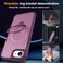 SKYLMW Compatible with iPhone 16e Case iPhone 17e Case 61 with Invisible Magnetic ORing Stand MilitaryGrade Translucent Phone Cases Compatible with MagSafeGreat Grip Feeling Wine Red