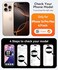 CANSHN 360 Spin Magnetic Stand for iPhone 16 Pro Max Case with Camera Control Full Camera Protection Compatible with Magsafe NonYellowing Shockproof Protective Phone Cover 69 Clear