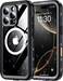 Red2Fire for iPhone 16 Pro Case Waterproof Builtin Screen Protector Camera ProtectorCompatible with MagSafeFull Body ShockproofIP68 WaterproofDustproof Phone Case 63 BlackClear