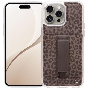 Walli Cases for iPhone 16 Pro Case Aesthetic Wallet Phone Case Card Holder Securely Holds up to 2 Cards Cute Trendy Phone Cover for Women fits iPhone 16 Pro with Kickstand Finger Strap