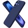 ORNARTO Compatible with iPhone 16 Case 61 Slim Liquid Silicone 3 Layers Full Covered Soft Gel Rubber Shockproof Phone Case Protective Cover with AntiScratch Microfiber LiningNavy Blue