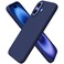ORNARTO Compatible with iPhone 16 Case 61 Slim Liquid Silicone 3 Layers Full Covered Soft Gel Rubber Shockproof Phone Case Protective Cover with AntiScratch Microfiber LiningNavy Blue