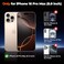 zapica Magnetic for iPhone 16 Pro Max Case Compatible with MagSafe Military Grade Drop Protection Translucent Matte Shockproof AntiScratch Phone Cover Black
