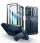 Dexnor for Samsung Galaxy A165G Phone Case 2 Front Frame Builtin Magnetic Slide Camera Cover Kickstand Heavy Duty Protection Shockproof Case with Screen Protector 67 inch Navy Blue