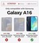 Dexnor for Samsung Galaxy A165G Phone Case 2 Front Frame Builtin Magnetic Slide Camera Cover Kickstand Heavy Duty Protection Shockproof Case with Screen Protector 67 inch Navy Blue