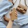 Flaunt Official Square Protective Case Compatible with iPhone 16 Pro Max Compatible with MagSafe Wireless Charging DropTested Shockproof Tan Crocodile