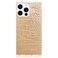 Flaunt Official Square Protective Case Compatible with iPhone 16 Pro Max Compatible with MagSafe Wireless Charging DropTested Shockproof Tan Crocodile