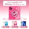 CAPRARO Cute for iPhone 13 Pro Case Compatible with MagSafe Curly Wave Edge Full Camera Protection 14 FT Drop Protection Magnetic Phone Case for 13 Pro 61 Inch Hot Pink
