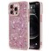 Lafunda for iPhone 12 Pro Max Case Glitter Luxury Shiny Bling Sparkly Bumper Cover with Crystal Diamonds for Women Girls Soft Slim Shockproof Protective Phone Case for iPhone 12 Pro Max 67 Pink