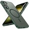 OWKEY for Samsung Galaxy S23 Plus Case 66 Magnetic S23 Plus Case Compatible with Magsafe Military Grade Shockproof Translucent Back Slim Bumper Cover Phone Case Galaxy S23 Plus case Green