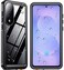 SPIDERCASE Only for Samsung Galaxy S25 Edge Case Waterproof Builtin Screen Camera Lens ProtectorIP68 Military Grade Shockproof Full Protection Only for S25 Edge 67 BlackClear