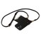 Bandolier Mila Crossbody Wallet Phone Case MagSafe Compatible for iPhone 15 Pro Max 100 Genuine Pebble Leather Adjustable Removable Strap Black with Gold Hardware