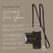 Bandolier Mila Crossbody Wallet Phone Case MagSafe Compatible for iPhone 15 Pro Max 100 Genuine Pebble Leather Adjustable Removable Strap Black with Gold Hardware