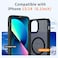 H HUALELE Hualele Magnetic for iPhone 14 Case iPhone 13 CaseCompatible with MagSafe Military Grade Dropproof Translucent Matte Hard Back Soft Edge Slim Phone Case iPhone 1314Black