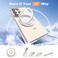 Zalinbo Compatible with Samsung Galaxy S22 S23 Ultra Case with 360Rotatable Magnetic Ring Stand Compatible with MagSafe Military Protection Shockproof Transparent Phone CaseClear
