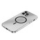 YAOZOCASE for iPhone CaseCompatible with MagSafeMagnetic Luxury Aluminum Metal FrameMilitary Grade Drop Protection Shockproof Phone Case SilveriPhone 16 Pro Max