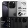 JETech Slim Case for iPhone 16 Pro Max 69Inch with Camera Lens Full Protection UltraThin Lightweight Matte Finish Minimalist Protective Phone Cover Black Titanium
