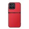 Kepuch Case Compatible for Honor 200 SmartHonor X7c Litchi Grain Magnetic Holder Builtin Metal Plate Cover Bumper Red