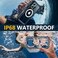 Red2Fire for iPhone 16 Pro Max Case Waterproof Builtin Screen Protector Camera ProtectorCompatible with MagSafeFull Body ShockproofIP68 WaterproofDustproof Phone Case 69 BlackClear