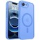 CANSHN Magnetic for iPhone 17e 16e Case Upgraded Full Camera Protection Compatible with Magsafe Translucent Matte Shockproof Protective Phone Case for iPhone 17e 16e Ultramarine