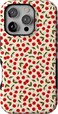 Casely iPhone 16 Pro Case Cherry on Top Red Cherries Bold Protective Design Compatible with MagSafe