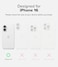 Ringke for iPhone 16 Case Silicone Magnetic Compatible with MagSafe Feels Velvety Slim Cute Soft Phone Cover for Women Men Stone