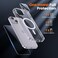 toushion 3 in 1 for iPhone 14 Case Clear with MagSafe Not Yellowing Screen Protector1 Camera Lens Protector1 MilitaryGrade Protection for iPhone 14 Phone Case 61 inch Clear