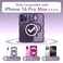 CAPRARO for iPhone 16 Pro Max Case for Women Girls Upgraded Full Camera Protection Compatible with MagSafe Cute Wave Translucent Matte Phone Case for iPhone 16 Pro Max Deep Purple
