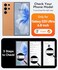 CANSHN Strong Magnetic Seamless Stand Designed for Samsung Galaxy S25 Ultra Case 2025 Adjustable Kickstand Compatible with Magsafe Translucent Matte Back Black